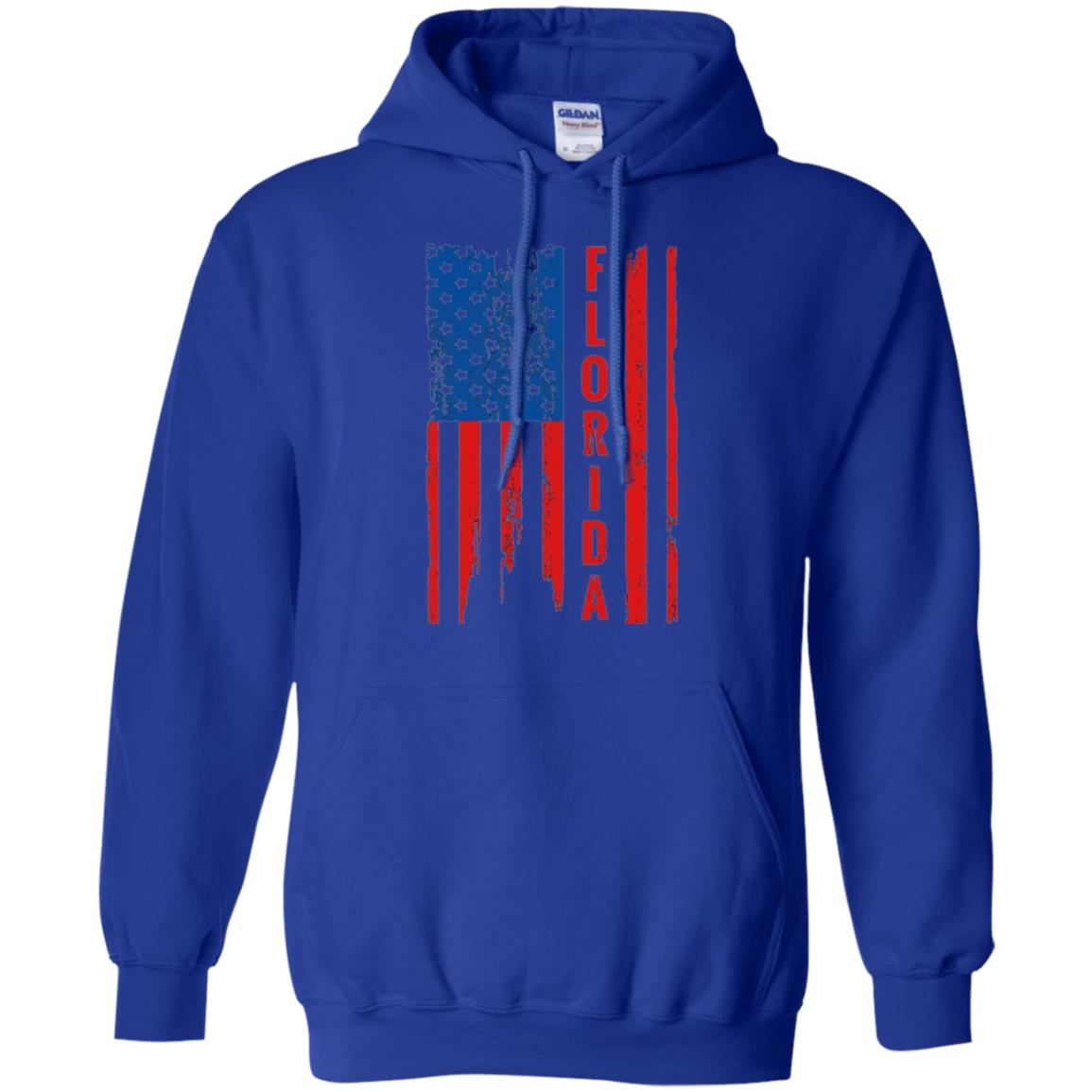 Florida State T-shirt American Flag Royal