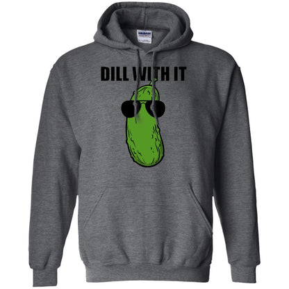 Funny Pickle T-shirt Dill With It Dark Heather