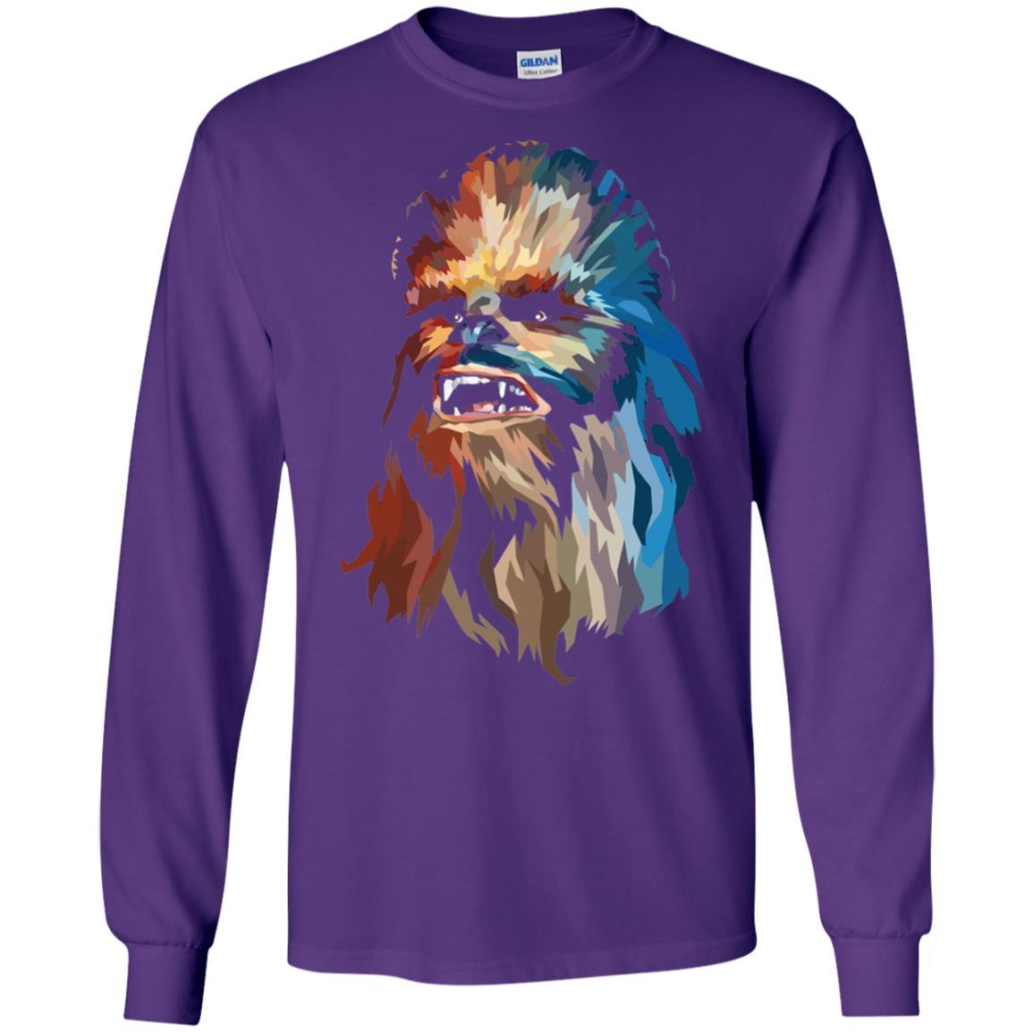 Chewbacca Art T-shirt Purple