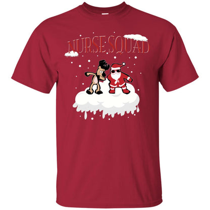 Nurse Squad Nursing X-mas Gift Shirt Cardinal