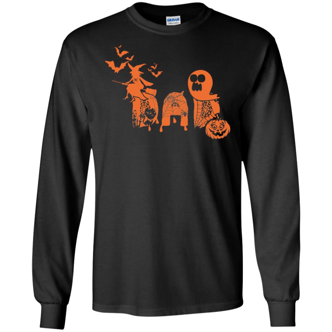 Halloween Pumpkin Dad Daddy Father Family ShirtG240 Gildan LS Ultra Cotton T-Shirt