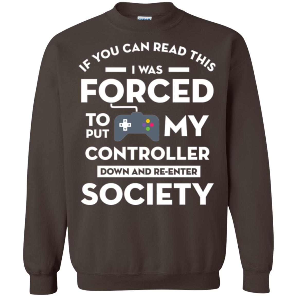 Gamer T-shirt If You Can Read This Dark Chocolate