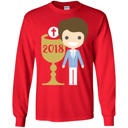 First Communion 2018 1st Holy Communion Shirt Red