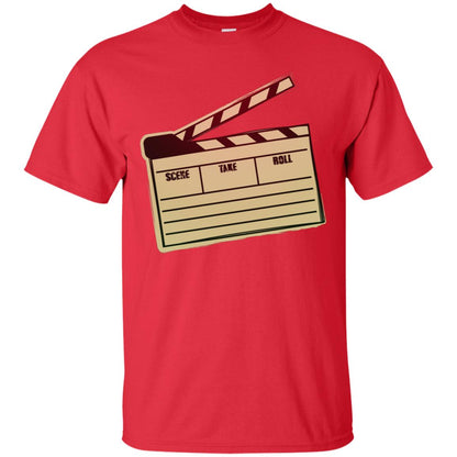 Movie Clapper Filmmaker Film Student Shirt Red
