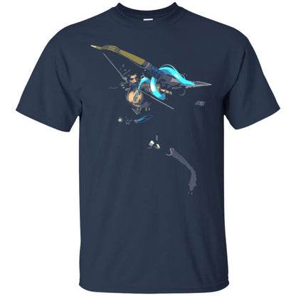 Overwatch Hanzo Dragonstrike Spray T-shirt Navy