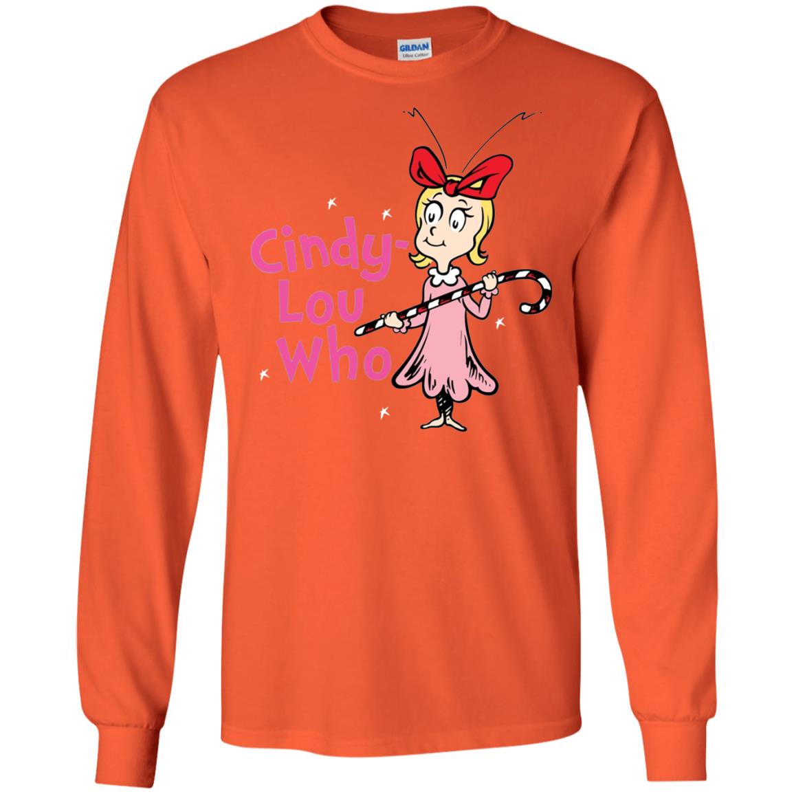 Dr. Seuss Cindy-lou Who T-shirt Orange