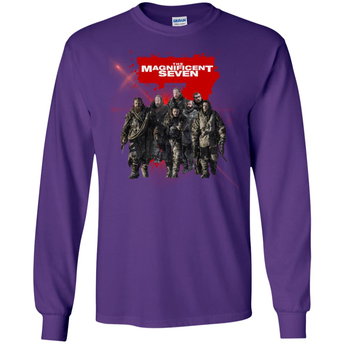 The Magnificent Seven Game Of Thrones Version T-shirt Purple