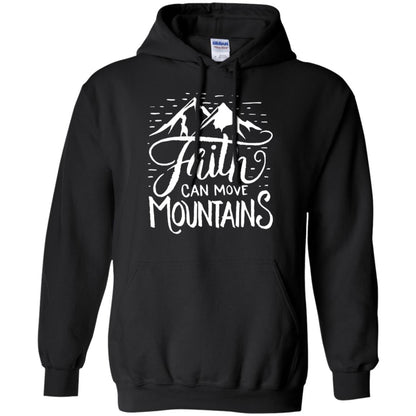 Faith Can Move Mountains Christian Gift Shirt Black