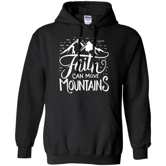 Faith Can Move Mountains Christian Gift Shirt Black
