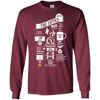 The Mashup Ofice T-shirt Maroon
