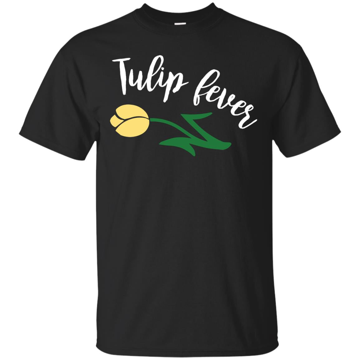 Tulip Fever Gardening T-shirt Black