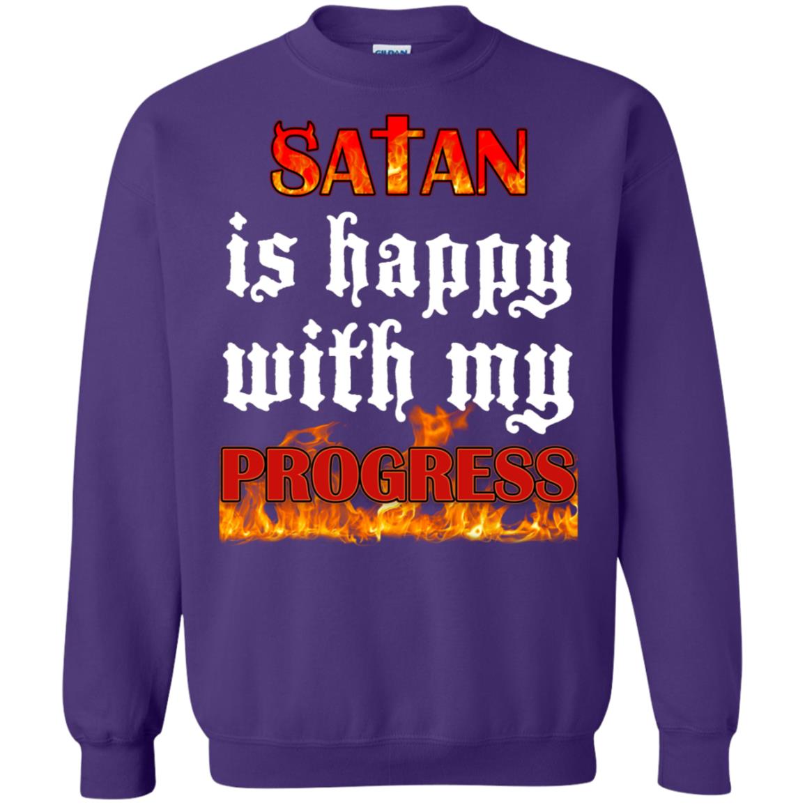 Santa Is Happy With My Progress Shirt Purple