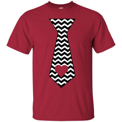 Valentines Day T-shirt Tie Heart Cardinal