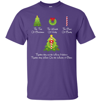 The Tree Of Christmas T-Shirt Purple