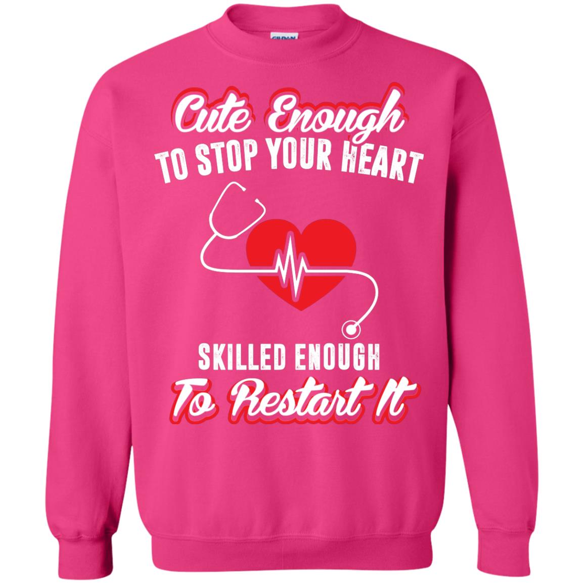 Cute Enough To Stop Your Heart Heart Disease T-shirt Heliconia
