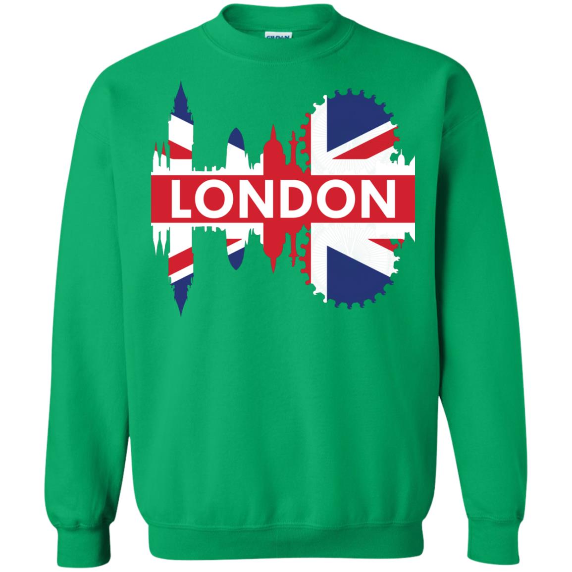 Flag Of United Kingdom London Gift Shirt For Britain Irish Green