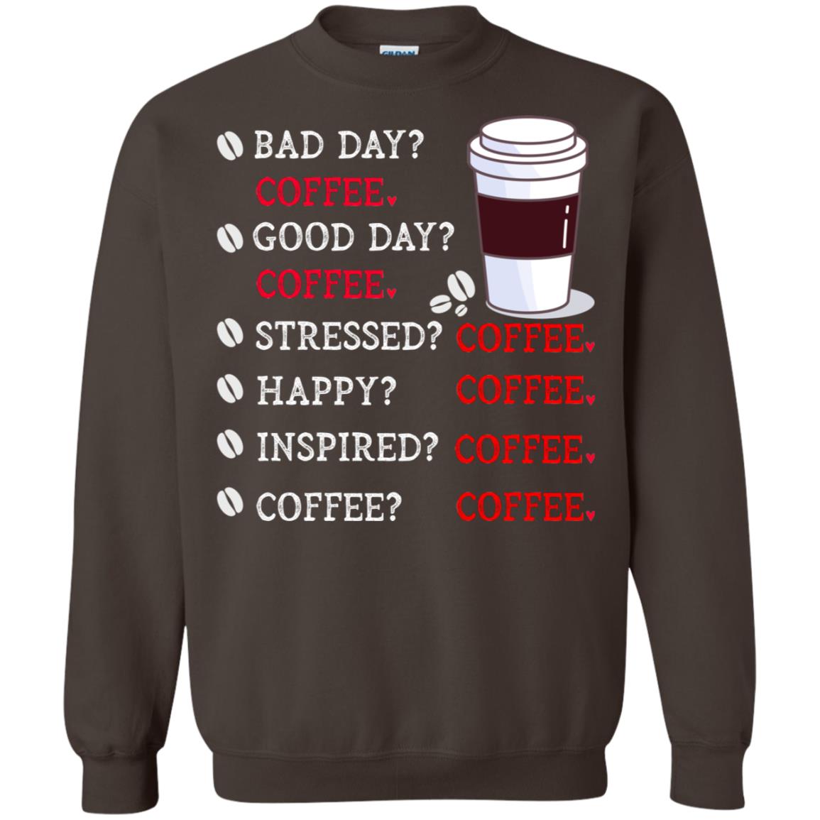 Coffee Idea Gift Shirt For Mens Womens Dark Chocolate