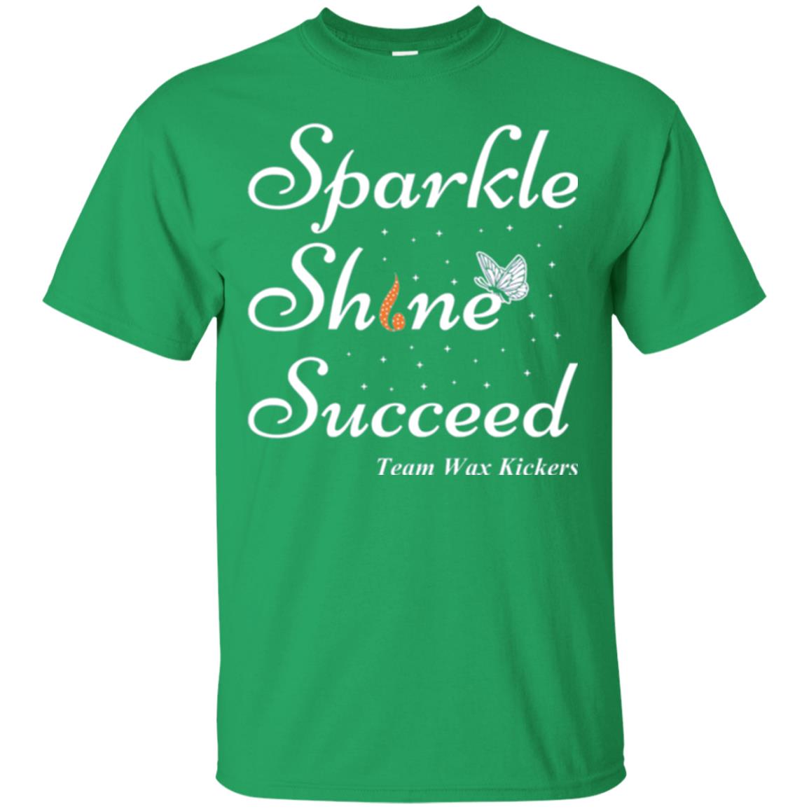 Sparkle Shine Succeed T-shirt Irish Green