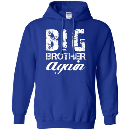 Big Brother Again T-shirt New Baby Royal