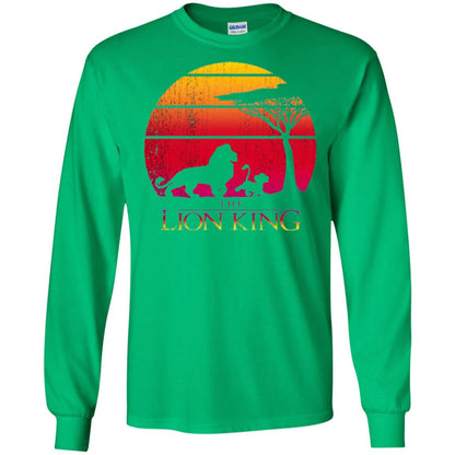 Cartoon T-shirt Lion King Vintage Sunset Irish Green