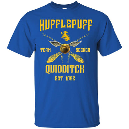 Hufflepuff Quidditch Team Seeker Est 1092 Harry Potter Shirt Royal