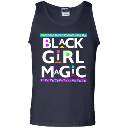 Black Girl Magic T-shirt Women_s Black History Navy