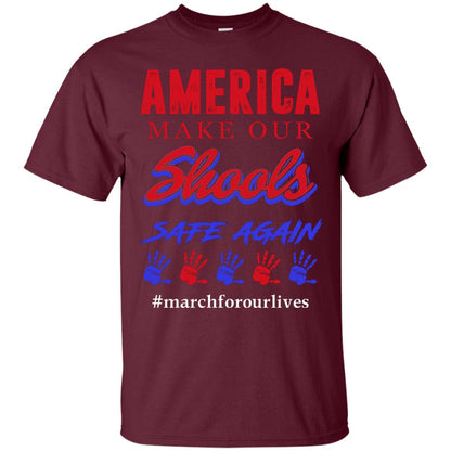 America Make Our Schools Safe Again Maroon