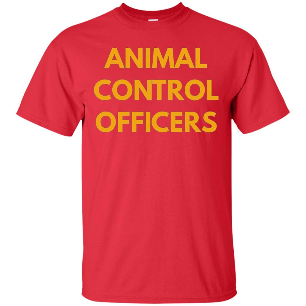 Animals Shelter T-shirt Animal Control Officers T-shirt Red