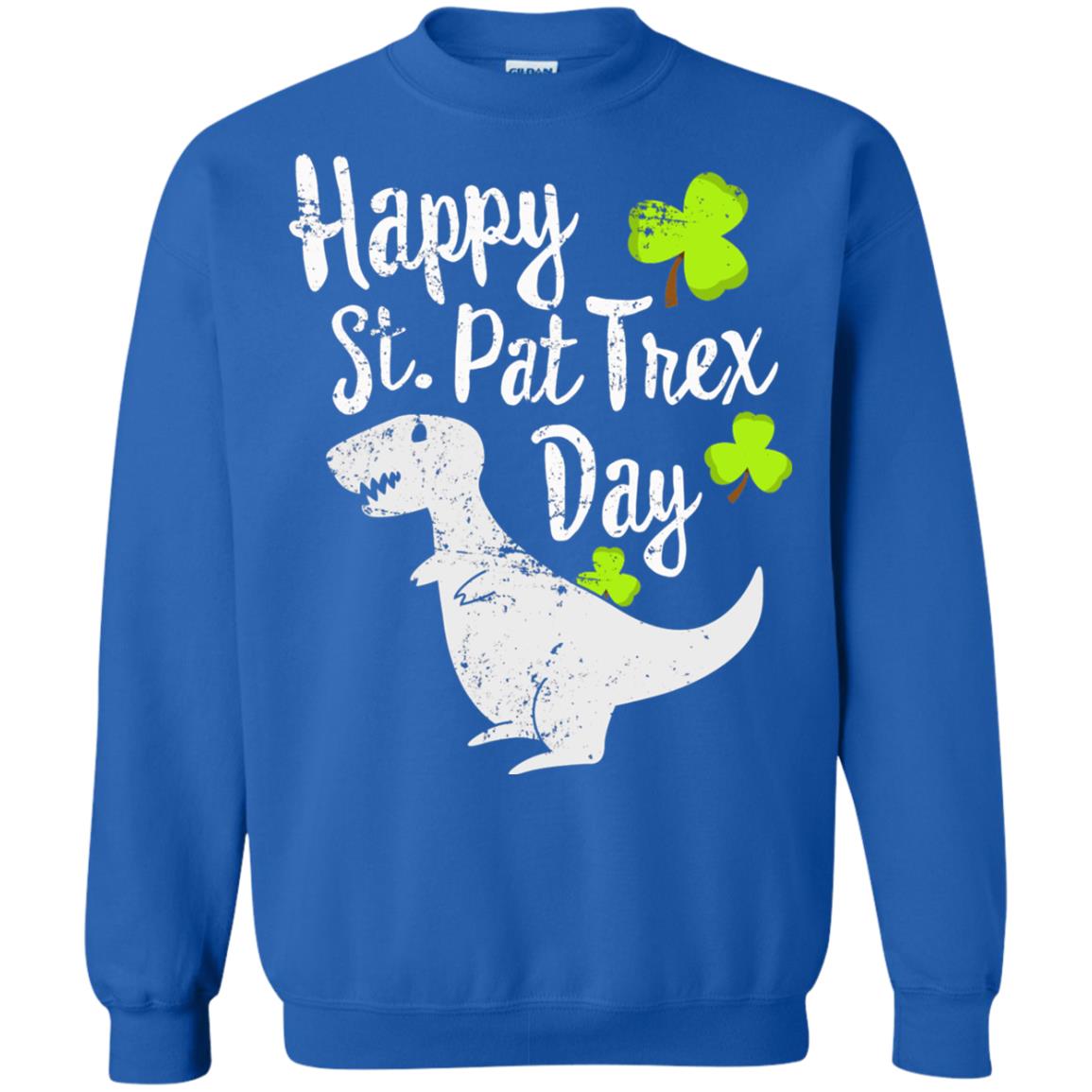 Pat T-rex Cute Stain Patricks Shirt Royal