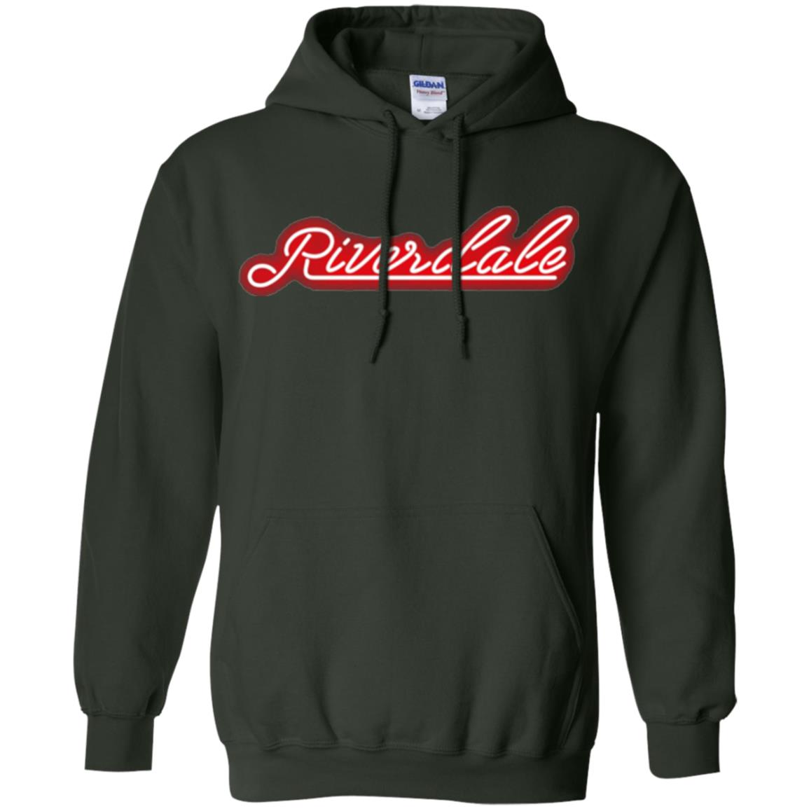 Vintage Retro T-shirt Riverdale Forest Green