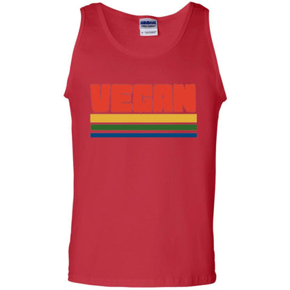 Vegan T-shirt Retro Style Veganism Red