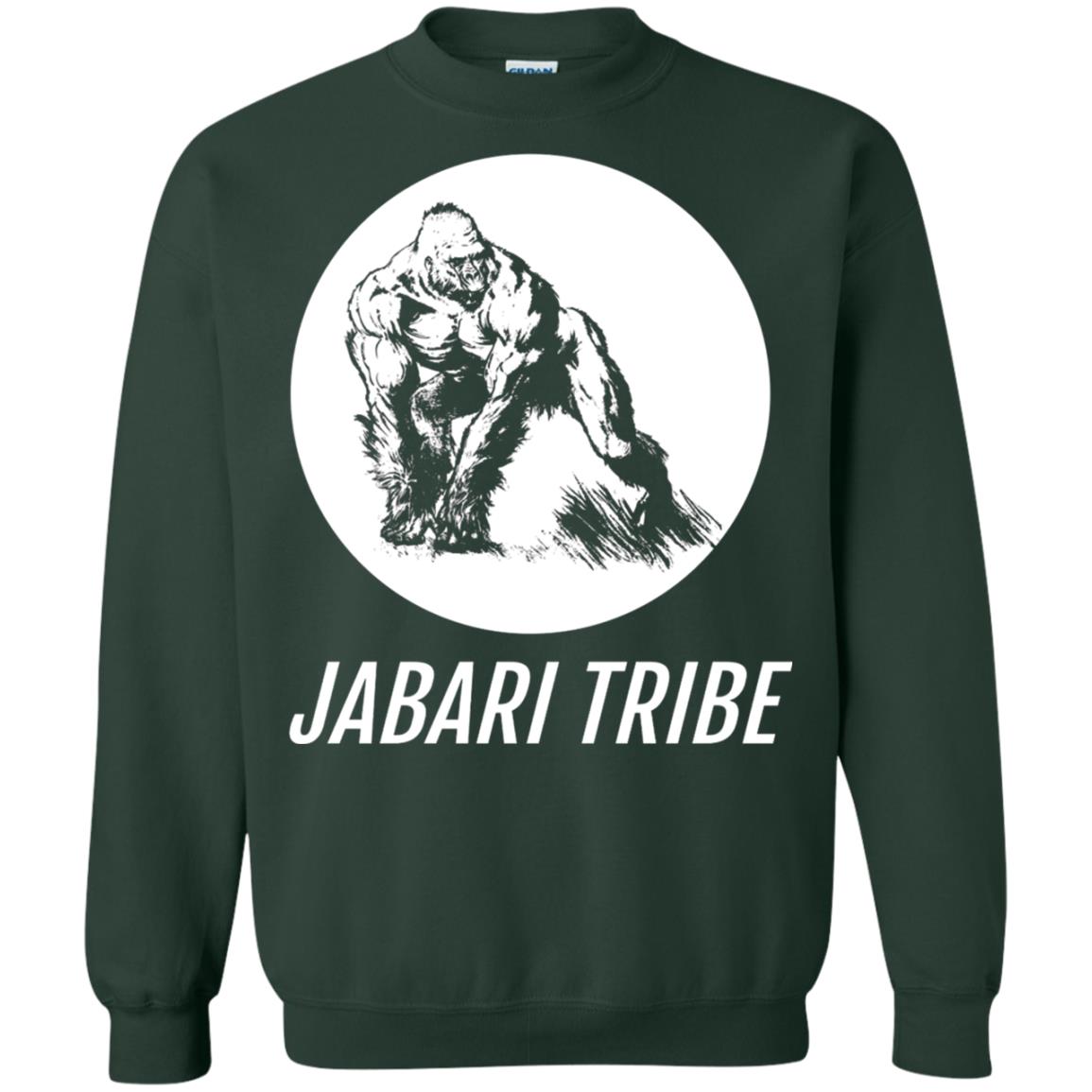 Jabari Tribe White Gorilla T-shirt Forest Green
