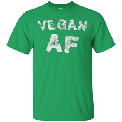 Vegetarian T-shirt Vintage Vegan Af T-shirt Irish Green