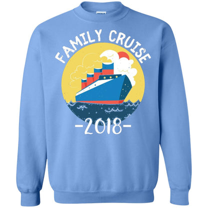 Summer Holiday T-shirt Family Cruise 2018 Carolina Blue