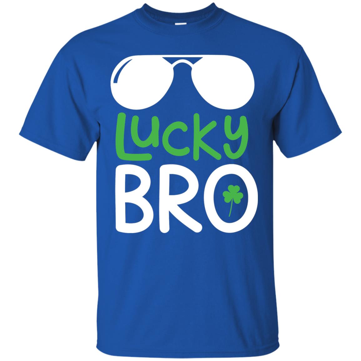Lucky Bro St. Patrick_s Day T-shirt Royal