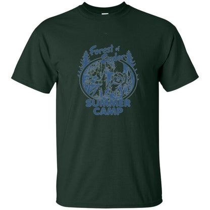 Film T-shirt Wicket Ewoks Endor Forest Summer Camp Forest Green