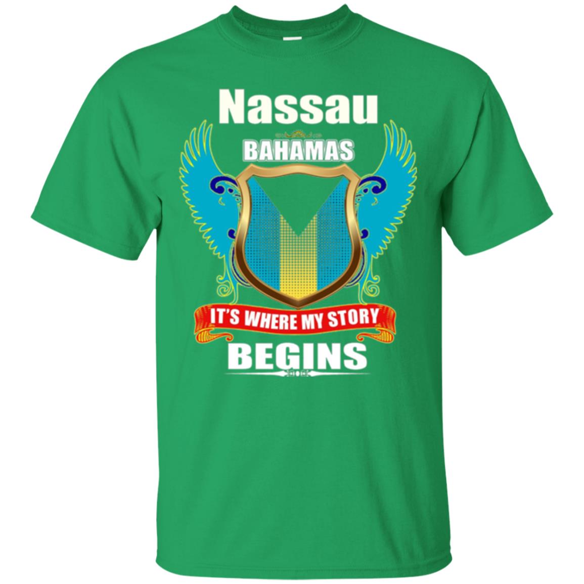 Bahamian T-shirt Nassau Bahamas T-shirt Irish Green