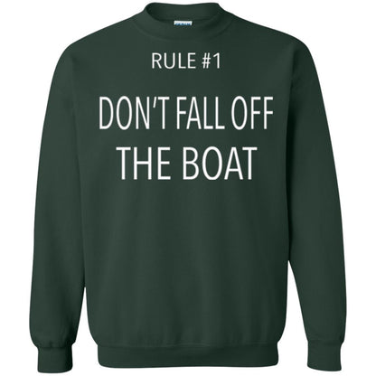 Cruise T-shirt Rule 1 Don_t Fall Off The Boat Forest Green