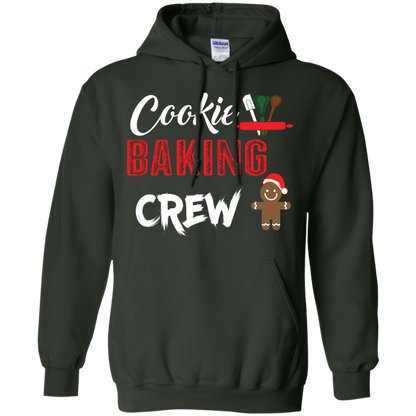 Christmas T-Shirt Cookie Baking Crew Forest Green
