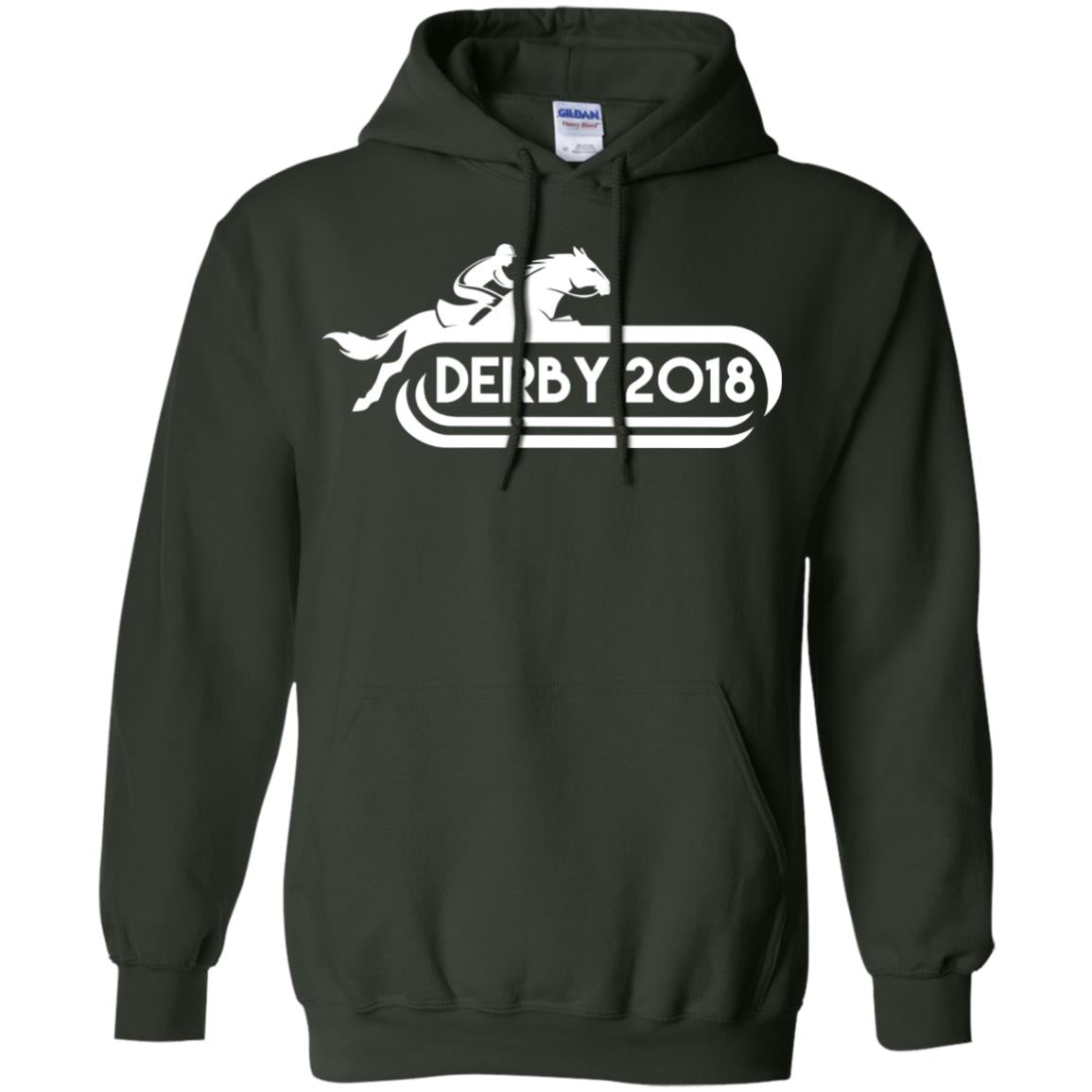 Derby 2018 Shirt Derby 2018 Horse Racing Forest Green