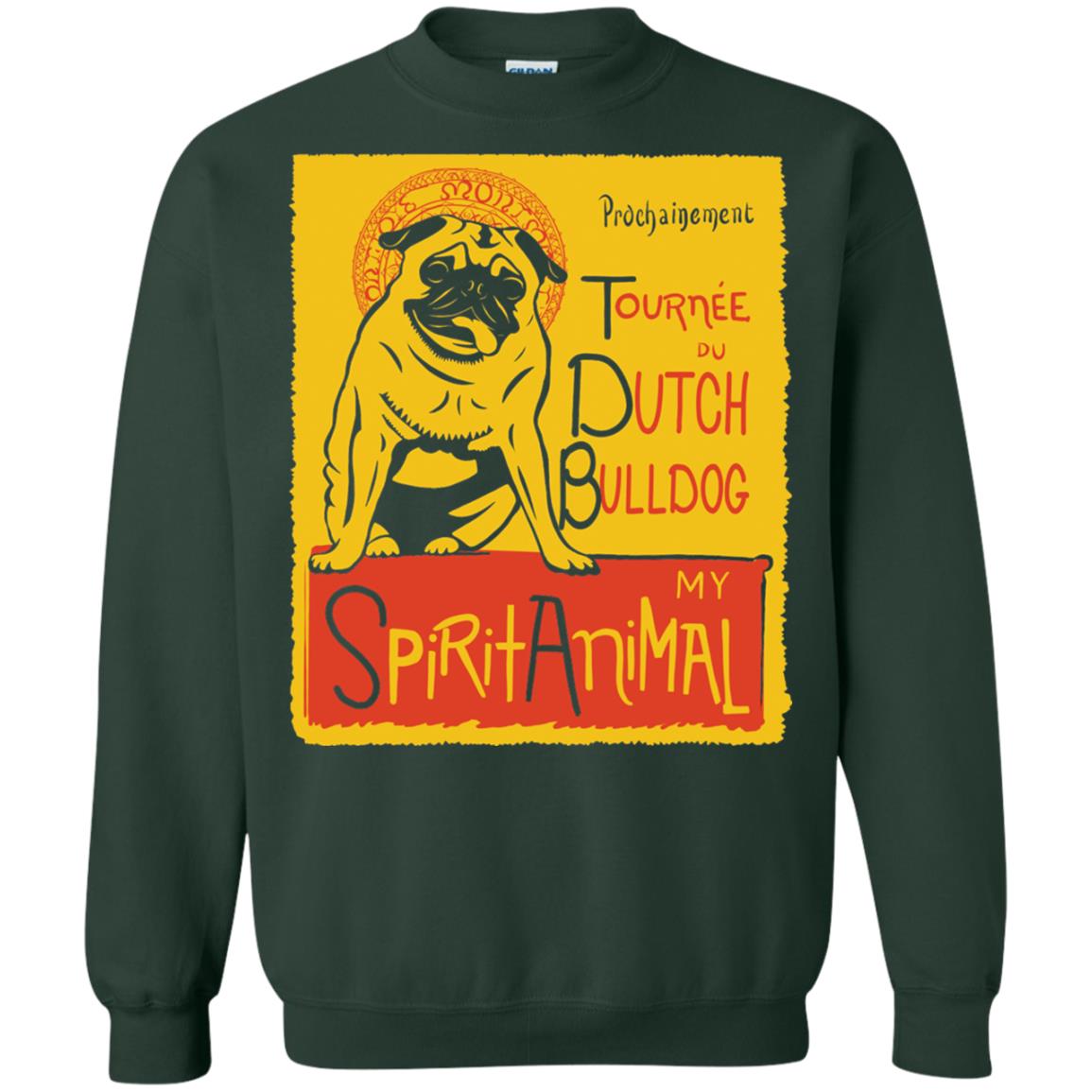 Dutch Bulldog My Spirit Animal T-shirt Forest Green