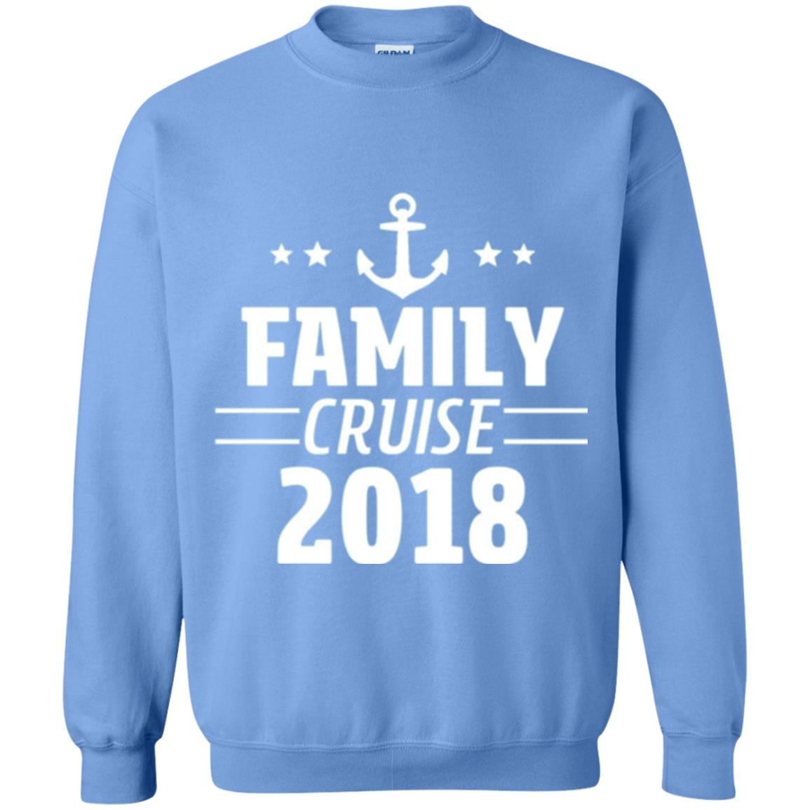 Family Cruise Vacation 2018 T-shirt Carolina Blue