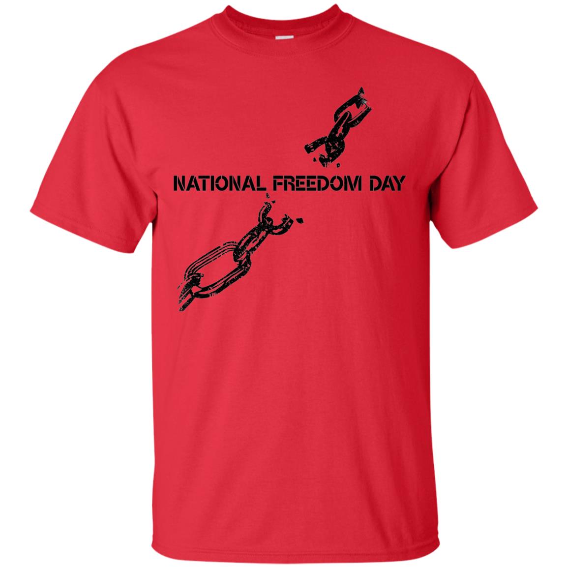 Veteran T-shirt National Freedom Day T-shirt Red