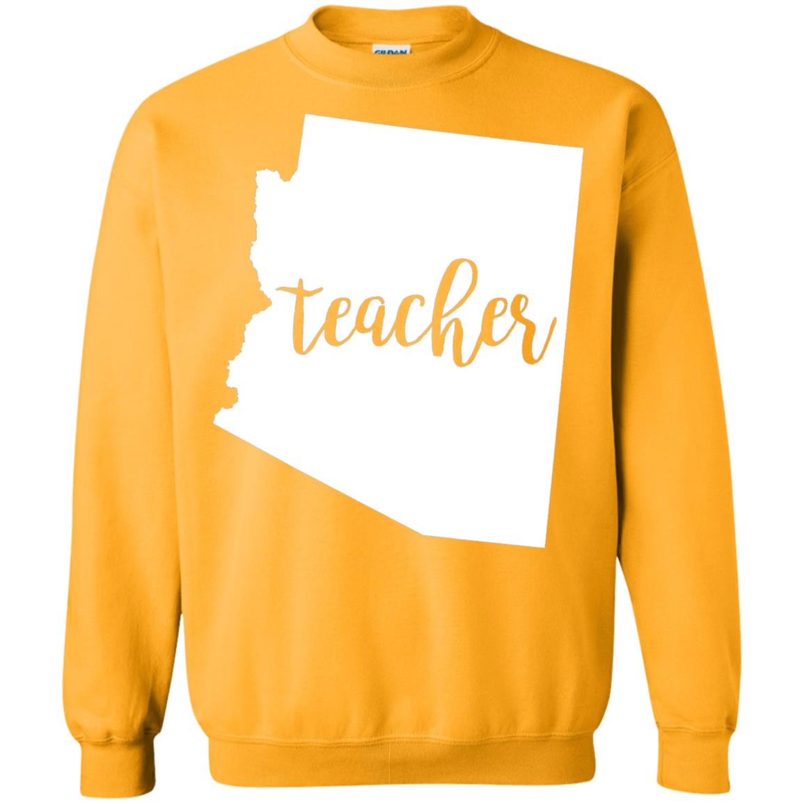 Arizona Teacher Home State Back To School Shirt Gold