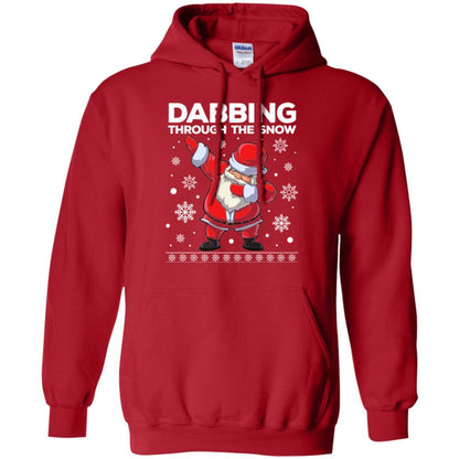 Christmas T-shirt Dabbing Through The Snow T-shirt Red