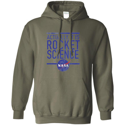 Science T-shirt Actually It Is Rocket Science Graphic Military Green