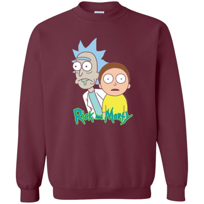 Film T-shirt Rick And Morty Stunned Maroon