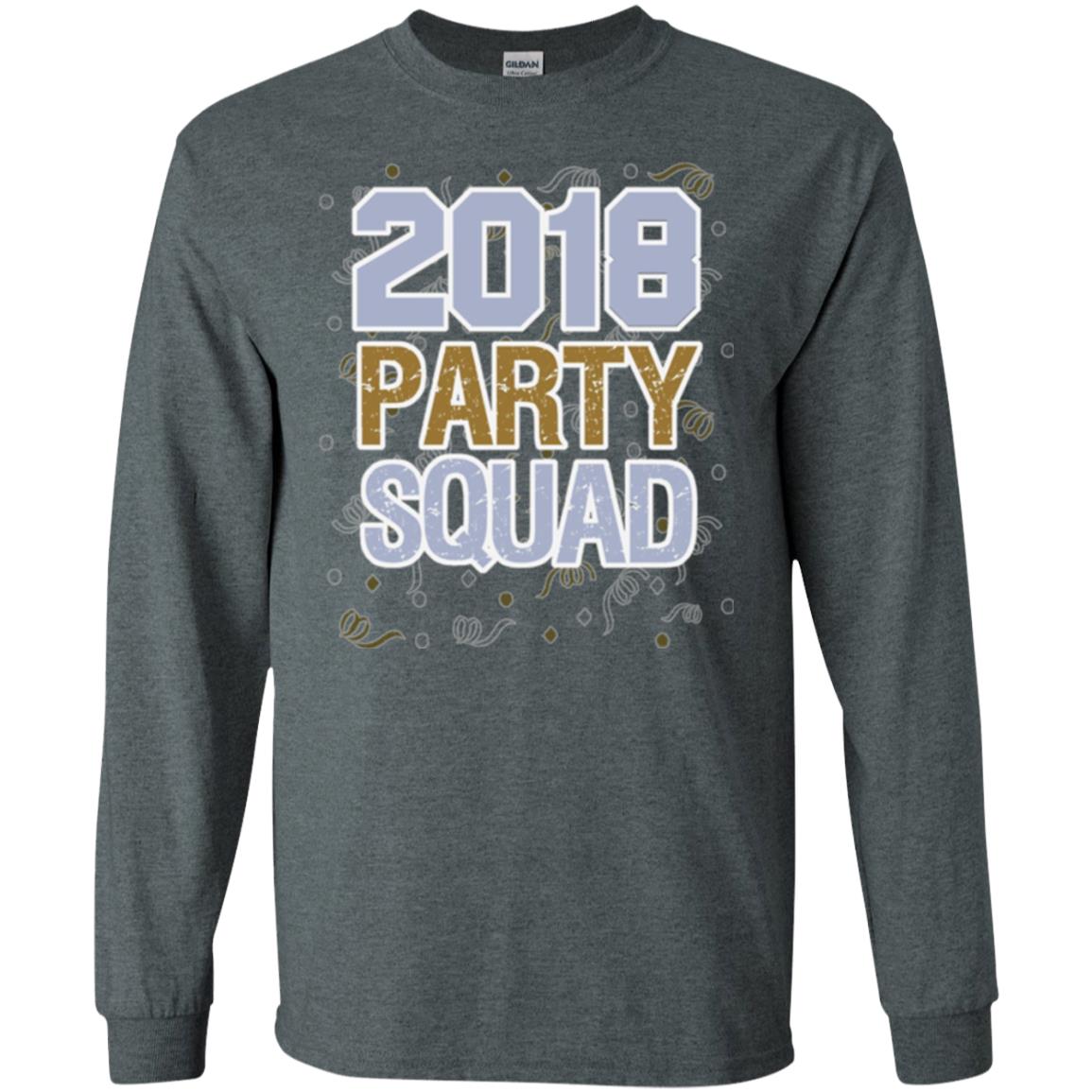 New Years Eve 2018 T-shirt Party Squad Dark Heather