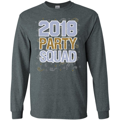 New Years Eve 2018 T-shirt Party Squad Dark Heather