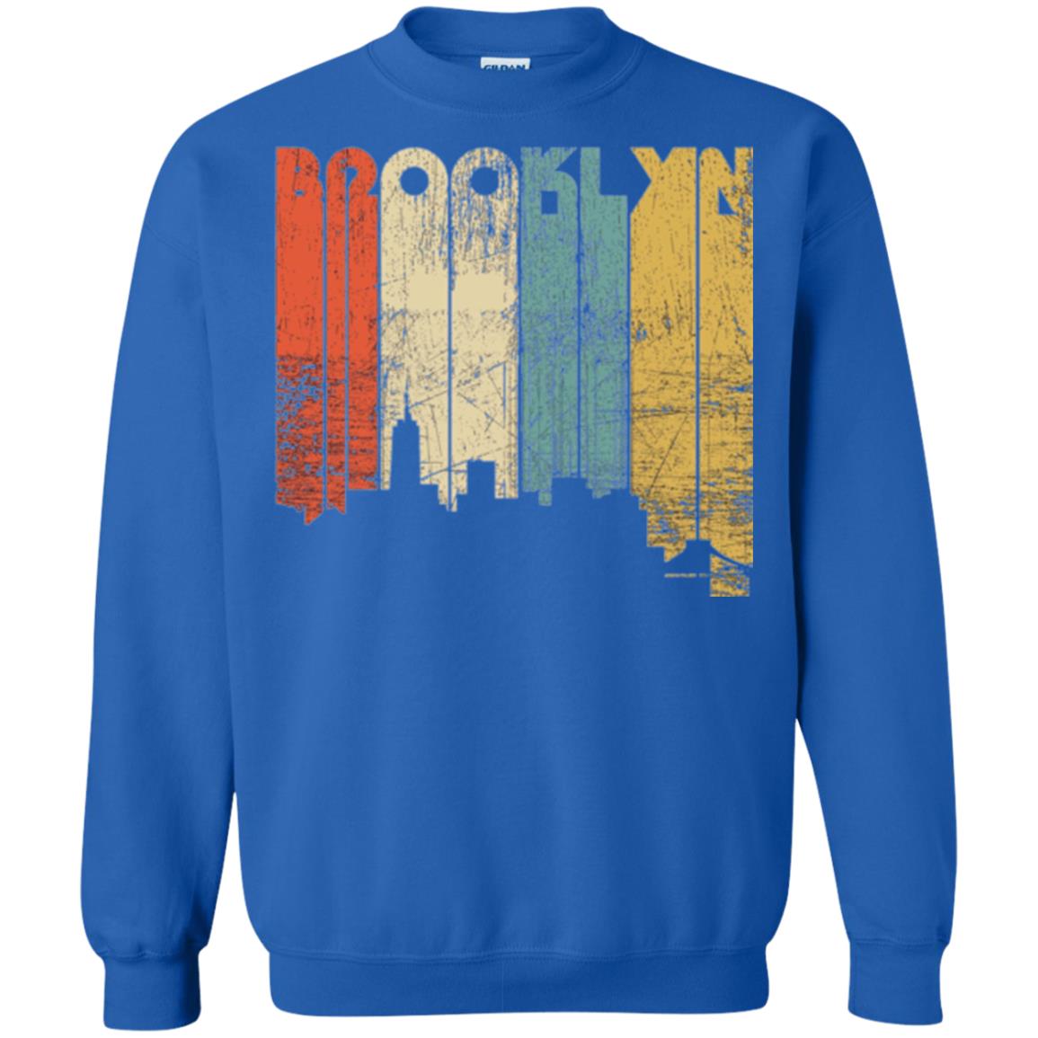 Brooklyn City New York State Vintage T-shirt Royal